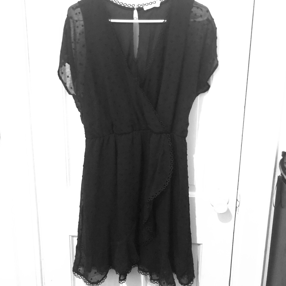 Wrap front chiffon dress from Lush